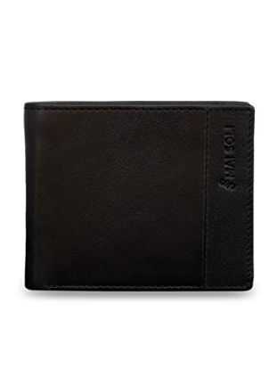 Picture of Mai Soli Black Genuine Leather Men's Wallet (MW-3565BL)