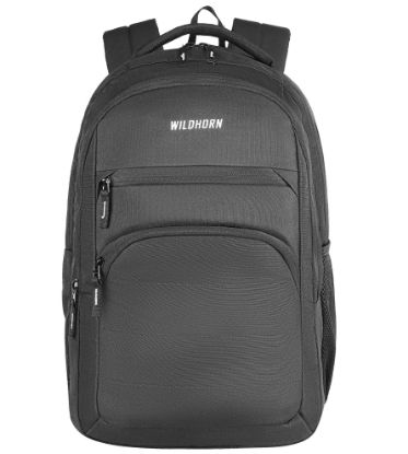 Picture of WildHorn Backpack for Men I Extra Large 32L I Laptop, Business College Travel Bookbags Fit 15.6 Inch Laptop