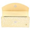 Picture of K London Artificial Leather Golden Festive Hand Held Clutch Purse for Women (1614_gldn_lvs_ful)