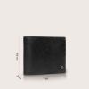 Picture of eske Delphine - Genuine Leather Mens Bifold Wallet - Holds Cards, Coins and Bills - 7 Card Slots - Everyday Use - Travel Friendly - Handcrafted - Durable - Water Resistant -Earth Black