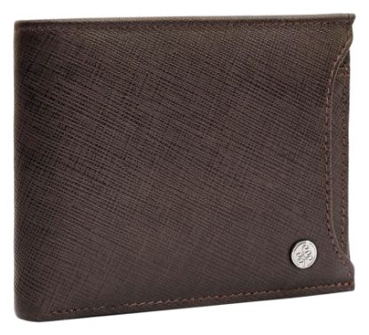 Picture of eske Jeryll Genuine Leather Mens Bifold Wallet - Solid Pattern -8 Card Holders
