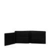 Picture of eske Delphine - Genuine Leather Mens Bifold Wallet - Holds Cards, Coins and Bills - 7 Card Slots -Black Fortuna
