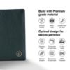 Picture of HAMMONDS FLYCATCHER Premium Leather Passport Holder for Men and Women - Sea Green Passport Cover Wallet with 1 Passport Slot, 3 ATM Card Slots, 1 ID Card Slot - Passport Case with RFID Protected