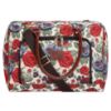 Picture of The Clownfish Oceania 28 litres Tapestry Unisex Business Travel Duffle Bag with 15.6 inch Laptop Sleeve (Red-Floral)
