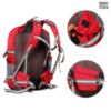 Picture of The Clownfish Mission 48 litres Polyester Unisex Travel Backpack Rucksack for Outdoor Sports Camp Trek (Red)