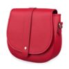 Picture of MAI SOLI Madonna Genuine Leather Crossbody Sling Bag for Girls and Women with Flap Closure & Detachable Straps (Cherry Red)