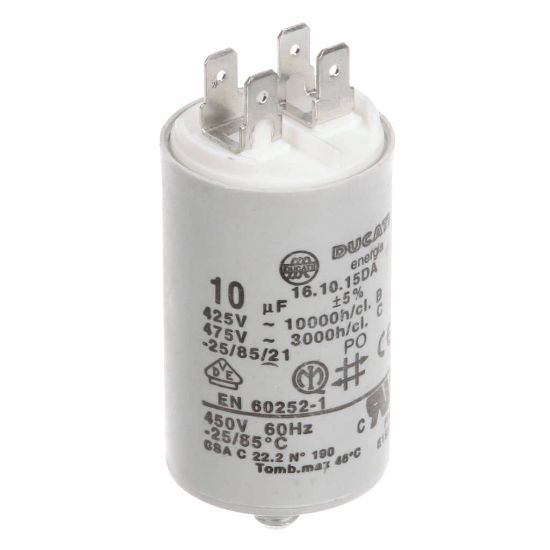 Picture of Alto Shaam Capacitor, 10Uf, 350Vasc-2 Part# CU-34432