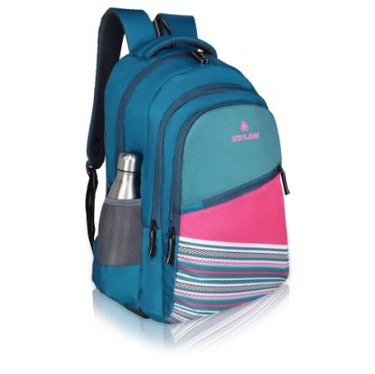 Picture of Zipline Stylish Casual 36L Backpack School College Bag For Men Women Boys & Girls (1-Medium T-Blue Bag)