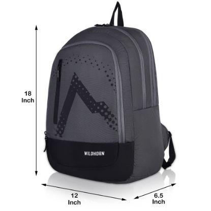 Picture of WildHorn Laptop Backpack for Men/Women I 34 L Capacity I Waterproof I Fits upto 15.6 inch Laptop