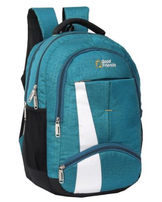 Picture of GOOD FRIENDS Waterproof Casual/College Bag/School Bag/Laptop Backpack for Boys And Girls (Sky Blue)