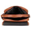 Picture of ZIPLINE Best Vegan Leather Messenger Bag Casual Shoulder Bag Multi-Pocket Crossbody Bag for Tab iPad Men and Women (Tan)