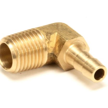 Picture of Accutemp Brass Elbow, 1/4 Hose Barb X 1/4 Male Np Part# AT0P-2628-1