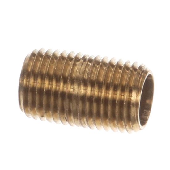 Picture of Accutemp 1/4 Close Nipple Brass Part# AT0P-3512-12000