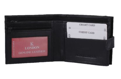 Picture of K London Men's Wallet (Black) (1180_Black)