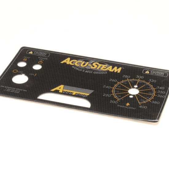Picture of Accutemp Overlay, Control Panel External Thermost Part# AT2L-2715-3