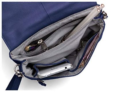 Picture of WILDHORN® Genuine Leather Ladies Sling Bag | Crossbody Bag | Hand Bag |Shoulder Bag with Adjustable Strap for Girls & Women (BLUE)