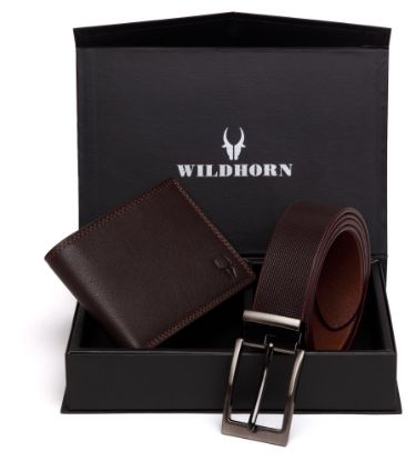 Picture of WildHorn Brown Men's Wallet (GIFTBOX204)