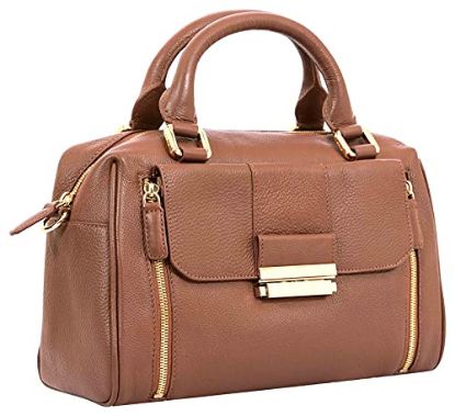 Picture of eske Christine - Genuine Leather Handbag - Spacious Compartments - Work and Travel Bag - Durable - Water Resistant - Adjustable Strap - Detachable Adjustable shoulder strap - For Women