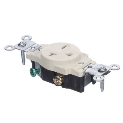 Picture of APW Wyott Receptical, Single 6-20R, 250V 20A Part# 2E-1607200