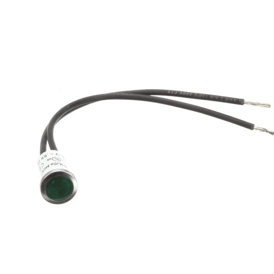 Picture of APW Wyott Pilot Light,250v,1/2dia Green Part# 2E-1509600