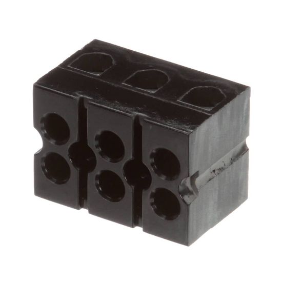 Picture of APW Wyott Trminal Block 3 Pole, 600V 85 Part# 2E-P1003A