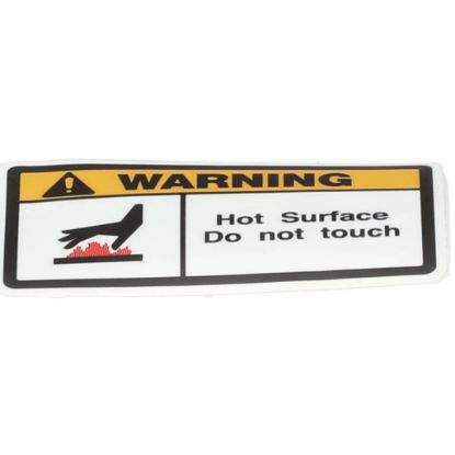 Picture of APW Wyott Label Warning Hot Surface (En Part# 2M-43813103