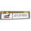 Picture of APW Wyott Label Warning Hot Surface (En Part# 2M-43813103