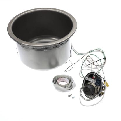Picture of APW Wyott 11 Quart Round Warmer, T-stat W/ Drain Part# 3P-SM5011DS