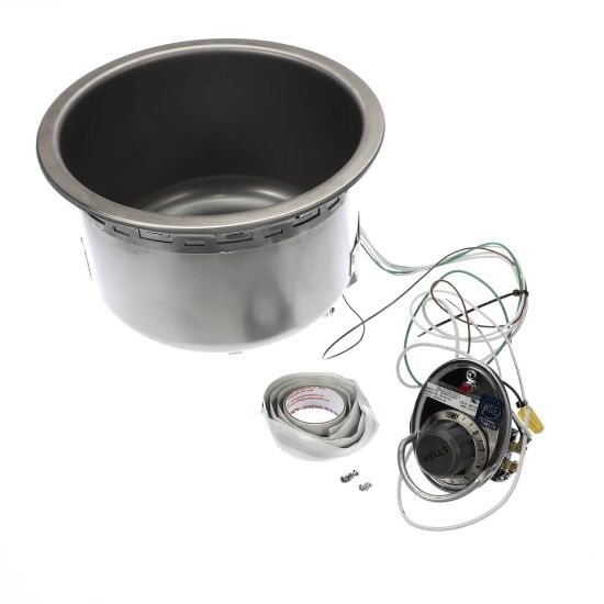 Picture of APW Wyott 11 Quart Round Warmer, T-stat W/ Drain Part# 3P-SM5011DS