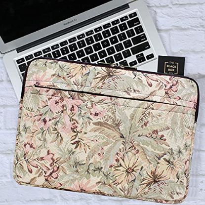 Picture of The Clownfish Swift Tapestry Fabric Unisex 14 inch Tablet Case Laptop Sleeve (Beige)