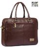 Picture of THE CLOWNFISH Signatura 15.6 inch Laptop Briefcase (Pecan)