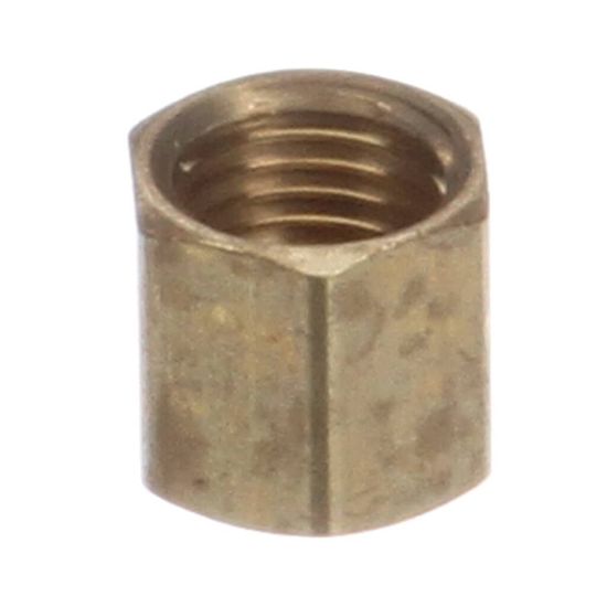 Picture of APW Wyott Nut,3/8-24 Compression,brass 3 Part# AS-2065634