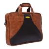 Picture of Blowzy bags Leather Vintage Laptop Shoulder Bag for Men and Women Fit Upto 15.6 Inch Notebook, MacBook (Brown)