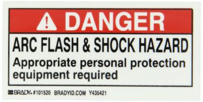 Picture of Brady® B302-2X4-Wg-O-Dan-Flashand Shoc Part# - 101520