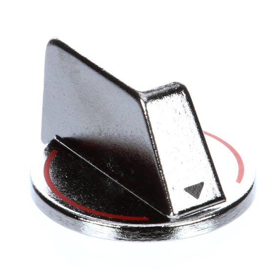 Picture of APW Wyott Knob,gs-1a Metal, W/ 1/4 Bore Part# AS-22050008
