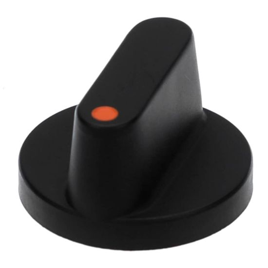 Picture of APW Wyott Knob,timer Black W/orange Dot Part# AS-340262