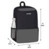 Picture of WildHorn 15L Laptop Backpack for Men/Women I Fits upto 15.6" Laptop I Waterproof I Travel/Business/College Bookbags (Dark Grey)