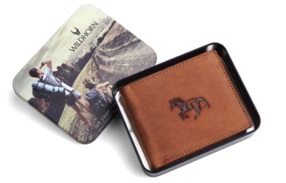 Picture of WildHorn® Stallion Hunter Leather Wallet for Men (Tan)