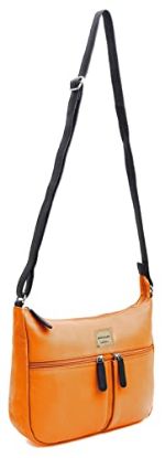 Picture of WILDHORN Modern & Stylish Cross-Body Leather Bag For Women I Leather Sling Bag I Handcrafted I Ultra Strong Stitching I- Ideal for Travelling, Parties, Weddings & Gifts (Yellow-2)