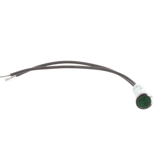 Picture of Bakers Pride Pilot Light, 250V, 1/2Dia Grn Part# 2E-1509600