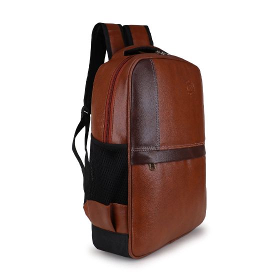 Picture of Bagneeds Medium 30 L Laptop Backpack Trending Laptop Backpack Spacy unisex backpack Casual School/Travel Backpack for Unisex (Tan Brown)