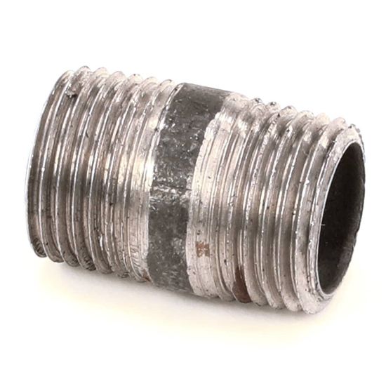 Picture of Bakers Pride Nipple; 1/2 X 1-1/4; Blk Pipe Part# 2K-N5019A