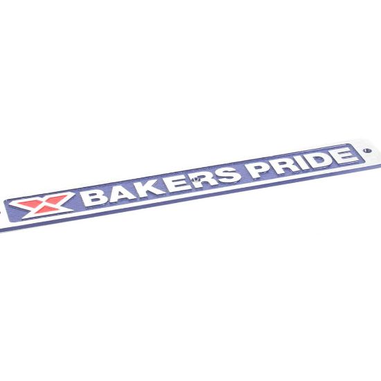 Picture of Bakers Pride Nameplate; Bakers Pride; Blue[ Part# 2M-U1043A