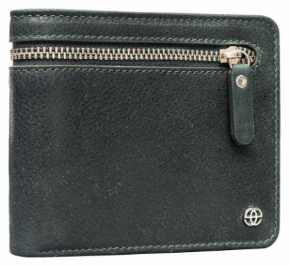 Picture of eske Dirk Genuine Leather Mens Bifold Wallet - Textured Pattern - 9 Card Holders