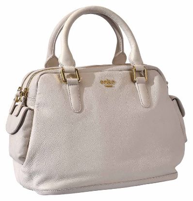 Picture of eské Brunonia- Genuine Leather Handbag - Spacious Compartments - Work and Travel Bag - Durable - Water Resistant - Adjustable Strap - For Women