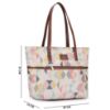 Picture of THE CLOWNFISH Concetta Printed Handicraft Fabric & Faux Leather Handbag for Women Office Bag Ladies Shoulder Bag Tote For Women College Girls (Multicolour)