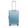 Picture of THE CLOWNFISH Stark Series Luggage Polycarbonate Hard Case Suitcase Eight Wheel Trolley Bag with Double TSA Locks- Sky Blue (Small Size, 57 cm-22 inch)