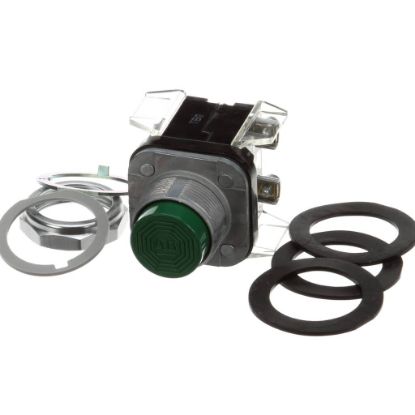 Picture of Baxter               Button, Push Assembly. 2 Blocks Part# 01-1000V6-00048