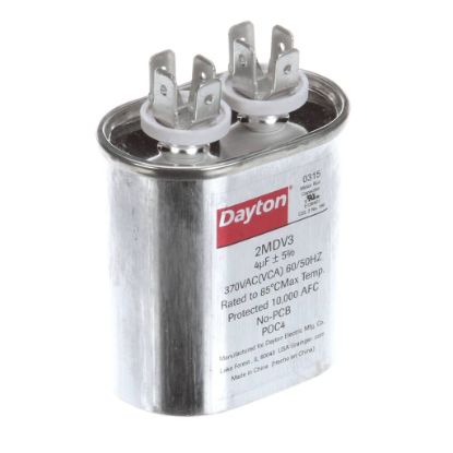 Picture of Baxter               Capacitor,4mfd,370vac,oval Part# 01-1000V8-00111