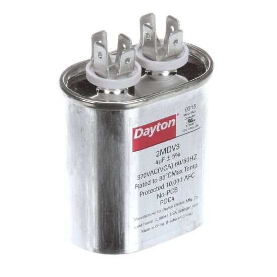 Picture of Baxter               Capacitor,4mfd,370vac,oval Part# 01-1000V8-00111